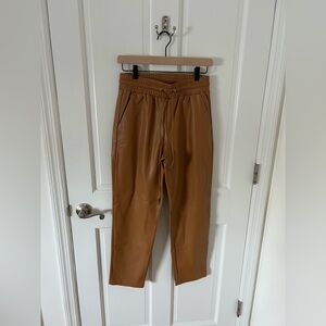 Loft faux leather joggers